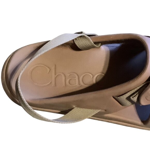 Chaco Womens Sandals Beige US 9 EU 40 Adjustable Straps Slip-Resistant Sole - Picture 4 of 6